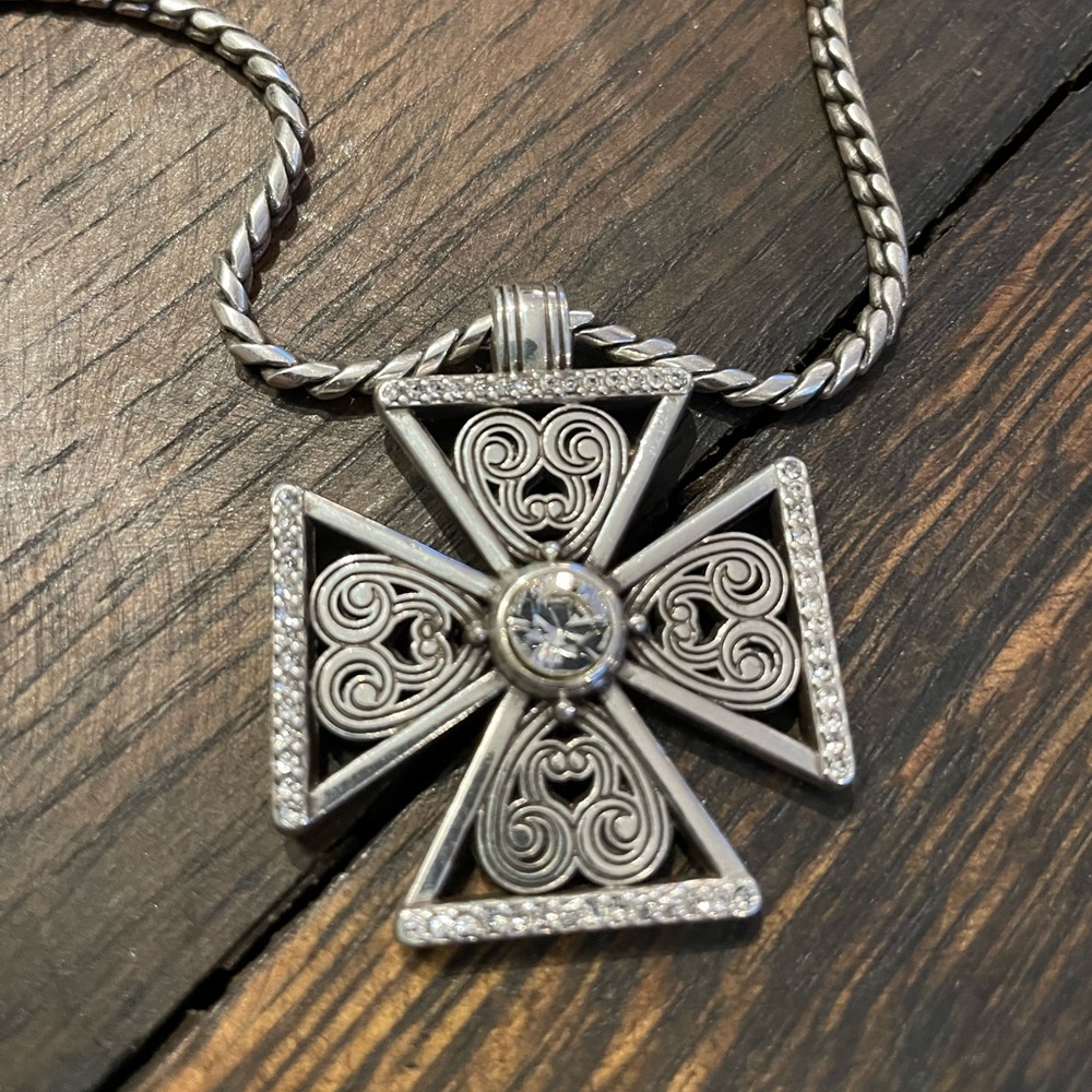 Brighton Silver Maltese Cross